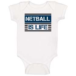Netball Sport Is Life Athletic Baby One Piece Netball Sport Is Life Athletic Baby One Piece