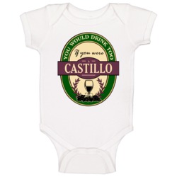 Drink If You Are A Castillo Funny Wine Party Label Inspired Baby One P Drink If You Are A Castillo Funny Wine Party Label Inspired Baby One P