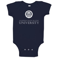 Aggressive Inline Skating University Athletic Academic Logo Baby One P Aggressive Inline Skating University Athletic Academic Logo Baby One P