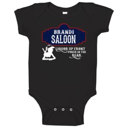 Brandi Saloon First Name Baby One Piece Brandi Saloon First Name Baby One Piece