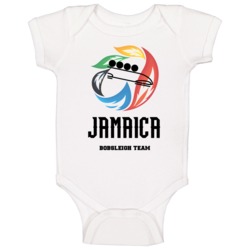 Jamaica Bobsleigh Team Winter Olympics Sochi Baby One Piece Jamaica Bobsleigh Team Winter Olympics Sochi Baby One Piece