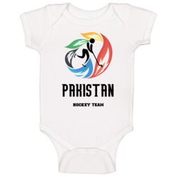 Pakistan Hockey Team Winter Sochi Olympics Baby One Piece Pakistan Hockey Team Winter Sochi Olympics Baby One Piece