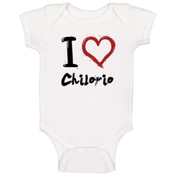 I Love Chilorio Mexican Food Baby One Piece I Love Chilorio Mexican Food Baby One Piece