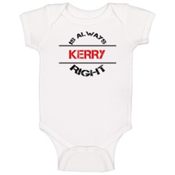Kerry Is Always Right Funny Personalized Name Baby One Piece