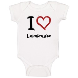 I Love Lambrusco Italian Wine Food Baby One Piece I Love Lambrusco Italian Wine Food Baby One Piece