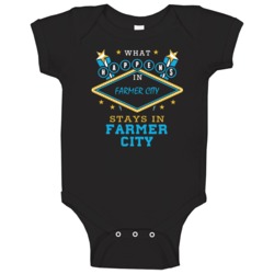 Farmer City Illinois What Happens In Stays In Baby One Piece