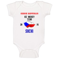 Czech Republic Ice Hockey Team 2014 Sochi Baby One Piece Czech Republic Ice Hockey Team 2014 Sochi Baby One Piece