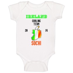 Ireland Curling Team 2014 Sochi Baby One Piece Ireland Curling Team 2014 Sochi Baby One Piece