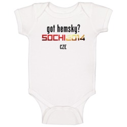 Ales Hemsky Cze Sochi Hockey Baby One Piece