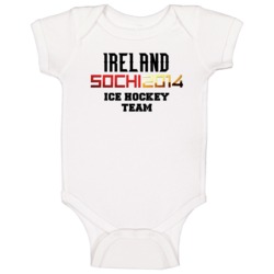 Ireland Ice Hockey Team 2014 Sochi Baby One Piece Ireland Ice Hockey Team 2014 Sochi Baby One Piece