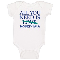 All You Need Is Monkey La La Alcohol Baby One Piece All You Need Is Monkey La La Alcohol Baby One Piece
