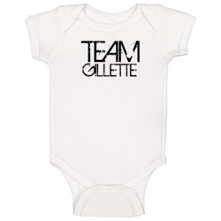 Team Sports Last First Name Gillette Baby One Piece Team Sports Last First Name Gillette Baby One Piece