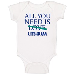 All You Need Is Lithium Alcohol Baby One Piece All You Need Is Lithium Alcohol Baby One Piece