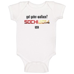 Torin Yater-wallace Usa Freestyle Ski Sochi Baby One Piece Torin Yater-wallace Usa Freestyle Ski Sochi Baby One Piece