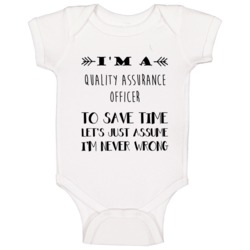 Im A Quality Assurance Officer To Save Time Job Baby One Piece Im A Quality Assurance Officer To Save Time Job Baby One Piece