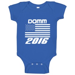 Domm 2016 Usa Last Name Baby One Piece Domm 2016 Usa Last Name Baby One Piece