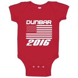 Dunbar 2016 Usa Last Name Baby One Piece Dunbar 2016 Usa Last Name Baby One Piece