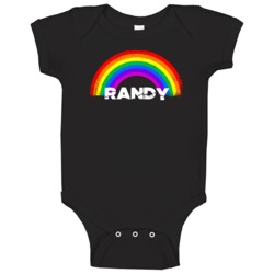 Randy Rainbow Pride Name Baby One Piece Randy Rainbow Pride Name Baby One Piece