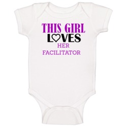 Facilitator This Girl Loves Her Job Fun Baby One Piece Facilitator This Girl Loves Her Job Fun Baby One Piece