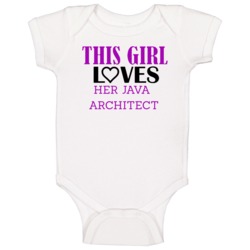 Java Architect This Girl Loves Her Job Fun Baby One Piece Java Architect This Girl Loves Her Job Fun Baby One Piece