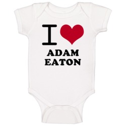 I Heart Adam Eaton Love Chicago Baseball Baby One Piece I Heart Adam Eaton Love Chicago Baseball Baby One Piece