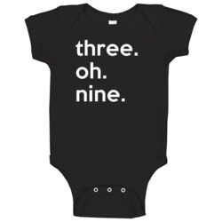 Illinois 309 Tending Area Code Pride Baby One Piece Illinois 309 Tending Area Code Pride Baby One Piece