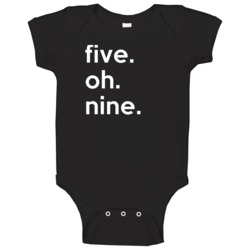 Washington 509 Tending Area Code Pride Baby One Piece Washington 509 Tending Area Code Pride Baby One Piece