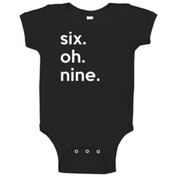 New Jersey 609 Tending Area Code Pride Baby One Piece New Jersey 609 Tending Area Code Pride Baby One Piece