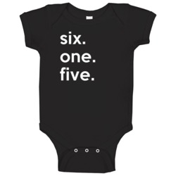 Tennessee 615 Tending Area Code Pride Baby One Piece Tennessee 615 Tending Area Code Pride Baby One Piece