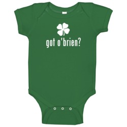 Got O Brien Clover Ireland Irish St Patricks Day Ireland Baby One Piec Got O Brien Clover Ireland Irish St Patricks Day Ireland Baby One Piec