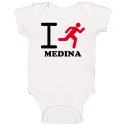Medina I Run Tennessee Baby One Piece Medina I Run Tennessee Baby One Piece