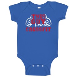 This Guy Thumbs Crossfit Favorite Sport Baby One Piece This Guy Thumbs Crossfit Favorite Sport Baby One Piece