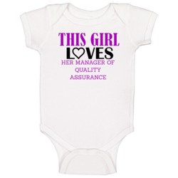 Manager Of Quality Assurance This Girl Loves Her Job Fun Baby One Piec Manager Of Quality Assurance This Girl Loves Her Job Fun Baby One Piec