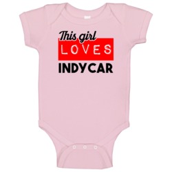 This Girl Loves Indycar Hobby Baby One Piece This Girl Loves Indycar Hobby Baby One Piece