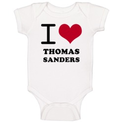 I Heart Thomas Sanders Love Chicago Football Baby One Piece I Heart Thomas Sanders Love Chicago Football Baby One Piece