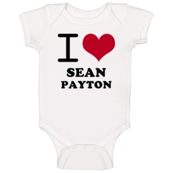 I Heart Sean Payton Love Chicago Football Baby One Piece I Heart Sean Payton Love Chicago Football Baby One Piece