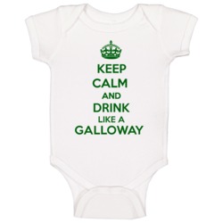 Keep Calm And Drink Like A Galloway Last Name Baby One Piece Keep Calm And Drink Like A Galloway Last Name Baby One Piece