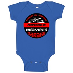 Car Made In Japan Perfected In Beaver's Garage Honda Baby One Piece Car Made In Japan Perfected In Beaver's Garage Honda Baby One Piece