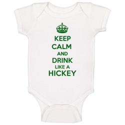 Keep Calm And Drink Like A Hickey Last Name Baby One Piece Keep Calm And Drink Like A Hickey Last Name Baby One Piece