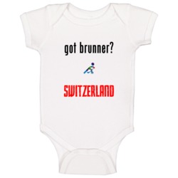 Damien Brunner Switzerland Got Hockey Baby One Piece Damien Brunner Switzerland Got Hockey Baby One Piece