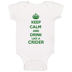 Keep Calm And Drink Like A Crider Last Name Baby One Piece Keep Calm And Drink Like A Crider Last Name Baby One Piece