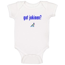 Olli Jokinen Finland Got Hockey Baby One Piece Olli Jokinen Finland Got Hockey Baby One Piece