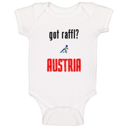Thomas Raffl Austria Got Hockey Baby One Piece Thomas Raffl Austria Got Hockey Baby One Piece