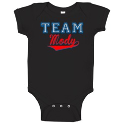 Team Mody Custom Graphic Sports Last Name Family Reunion Baby One Piec Team Mody Custom Graphic Sports Last Name Family Reunion Baby One Piec