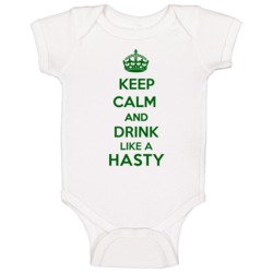 Keep Calm And Drink Like A Hasty Last Name Baby One Piece Keep Calm And Drink Like A Hasty Last Name Baby One Piece