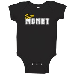 Team Monat Cool Custom Family Sports Last Name Reunion Baby One Piece Team Monat Cool Custom Family Sports Last Name Reunion Baby One Piece