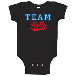 Team Holly Custom Graphic Sports Last Name Family Reunion Baby One Pie Team Holly Custom Graphic Sports Last Name Family Reunion Baby One Pie