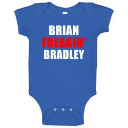 Brian Freakin' Bradley Toronto Hockey Funny Sports Baby One Piece Brian Freakin' Bradley Toronto Hockey Funny Sports Baby One Piece