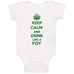 Keep Calm And Drink Like A Foy Last Name Baby One Piece Keep Calm And Drink Like A Foy Last Name Baby One Piece