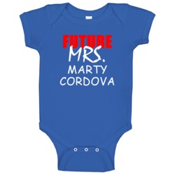 Future Mrs Marty Cordova Toronto Baseball Sports Fan Baby One Piece Future Mrs Marty Cordova Toronto Baseball Sports Fan Baby One Piece